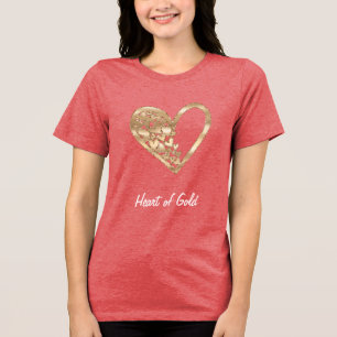 T-shirt En Tri-matière Coeurs d'or