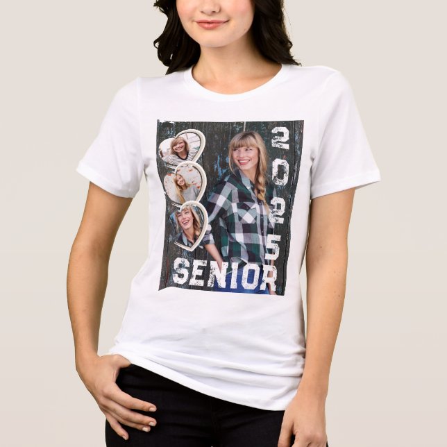 T-shirt En Tri-matière Coeurs photos seniors 2025 (Recto)