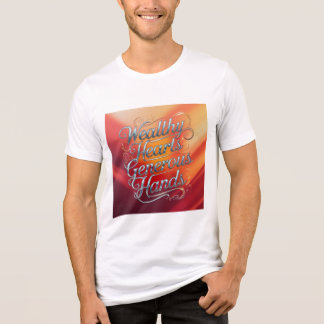 T-shirt En Tri-matière Coeurs riches mains généreuses