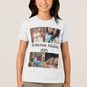 T-shirt En Tri-matière COLlAGE PHOTO PERSONNALISÉ NOËL 4