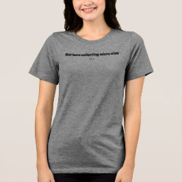 T-shirt En Tri-matière Collecter des micro-victoires Texte de style de vi