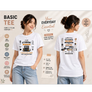 T-shirt En Tri-matière Collection Drôle de Comptable Comptable
