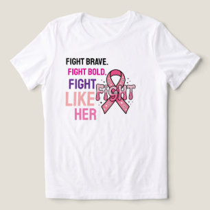 T-shirt En Tri-matière Combattez Brave. Combattre Audacieux. Combattre Co