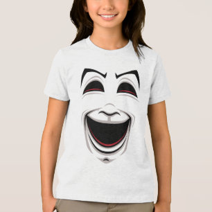 T-shirt En Tri-matière Comédie Et Tragédie Théâtre Masques Visages
