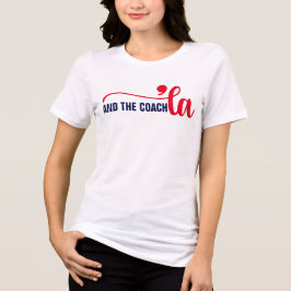 T-shirt En Tri-matière Comma la & Coach | Entraîneur Kamala Harris