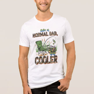 T-shirt En Tri-matière Comme un papa normal mais un Glacière - Fishing Ed