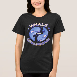 T-shirt En Tri-matière Communication des baleines