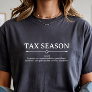 T-shirt En Tri-matière Comptable Saison Fiscale Comptabilité Drôle