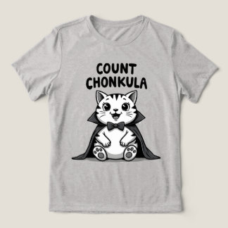 T-shirt En Tri-matière Comte Chonkula Drôle de Chat Vampire