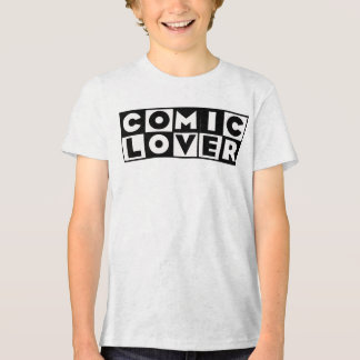 T-shirt En Tri-matière Conception audacieuse pour l'amant de bandes dessi