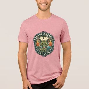 T-shirt En Tri-matière Conception de chat mignon de lutin gremlin - Gobel