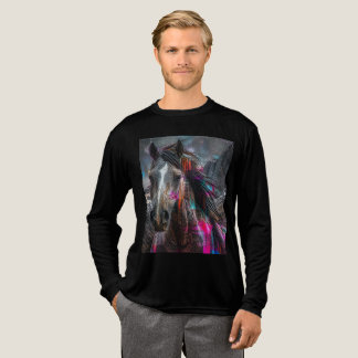 T-shirt En Tri-matière Conception de cheval