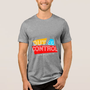 T-shirt En Tri-matière Conception de déclaration de typographie audacieus