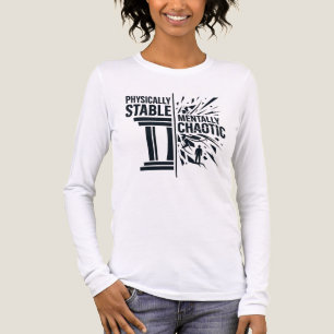 T-shirt En Tri-matière Conception de dualité stable physiquement et chaot