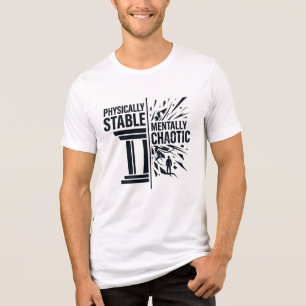 T-shirt En Tri-matière Conception de dualité stable physiquement et menta