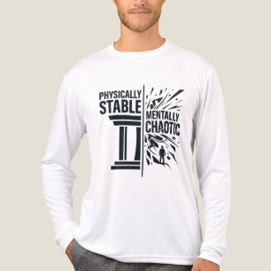 T-shirt En Tri-matière Conception de dualité stable physiquement et menta