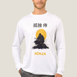 T-shirt En Tri-matière Conception de l'art du ninja samouraï solitaire