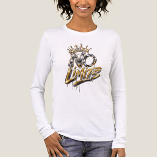 T-shirt En Tri-matière Conception de luxe Couronne d'Or Sans Limites