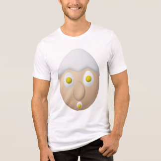 T-shirt En Tri-matière Conception de personnage d'œuf fantaisiste RG & RA
