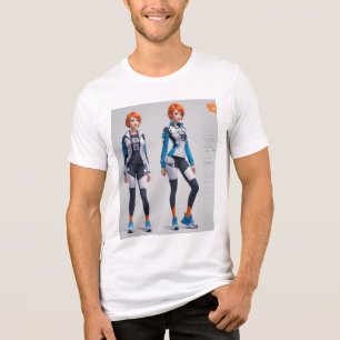 T-shirt En Tri-matière Conception de robots