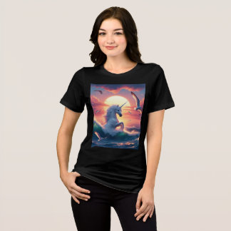 T-shirt En Tri-matière Conception de thèmes Unicorn