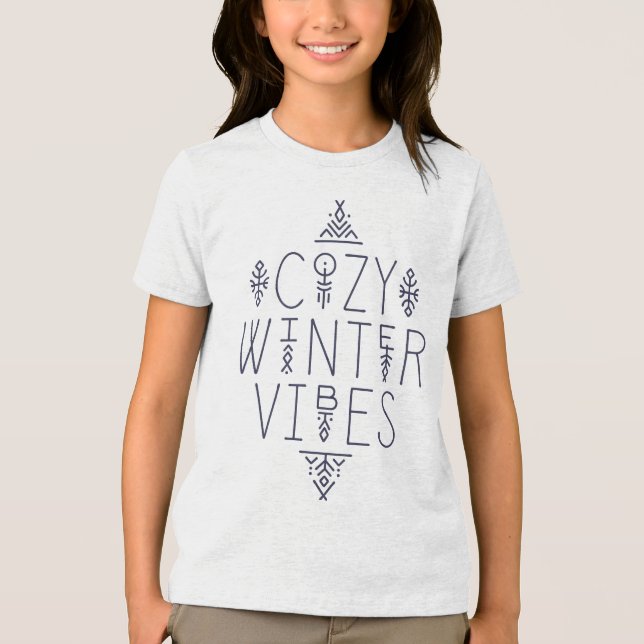 T-shirt En Tri-matière Conception de vidéos d'hiver (Recto)