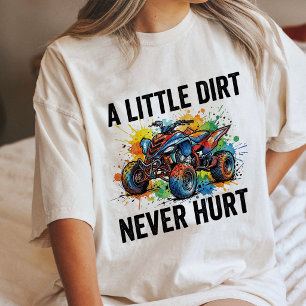 T-shirt En Tri-matière Conception d'éclaboussure d'aquarelle de quad