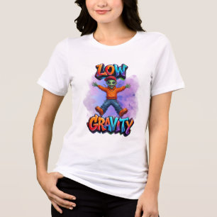 T-shirt En Tri-matière Conception d'humour spatial drôle d'alien à faible