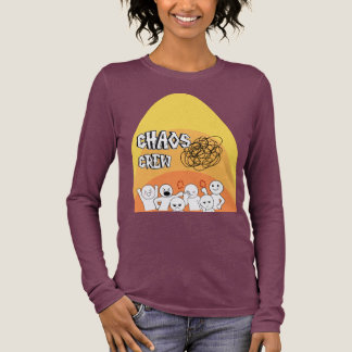 T-shirt En Tri-matière Conception drôle, Équipage de Chaos Conception drô