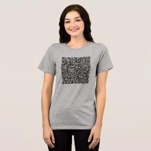 T-shirt En Tri-matière Conception personnalisée Votre propre code QR pers