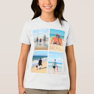 T-shirt En Tri-matière Conception Personnalisée Votre propre Collage de P