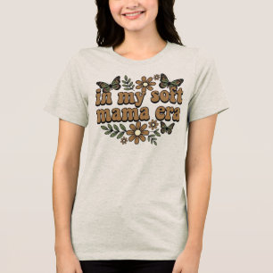 T-shirt En Tri-matière Conception SVG Rétro "À mon Ère de Maman Douce" -