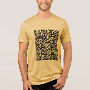 T-shirt En Tri-matière Concevez votre propre code QR personnalisé Funny p