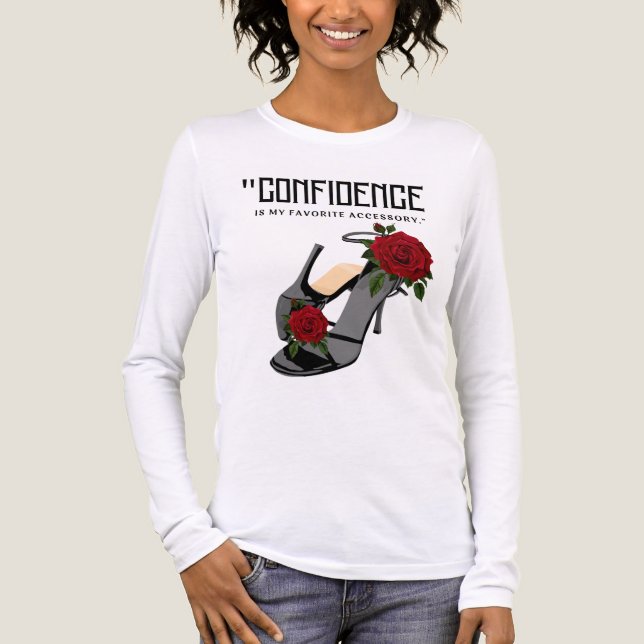 T-shirt En Tri-matière confidence is my favorite accessory (Recto)