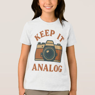T-shirt En Tri-matière Conserver l'analogique