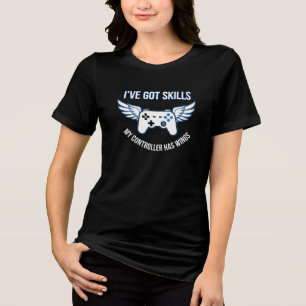 T-shirt En Tri-matière Contrôleur habile avec graphique d'ailes
