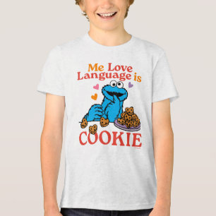 T-shirt En Tri-matière Cookie Monster   Citation de la Saint Valentin