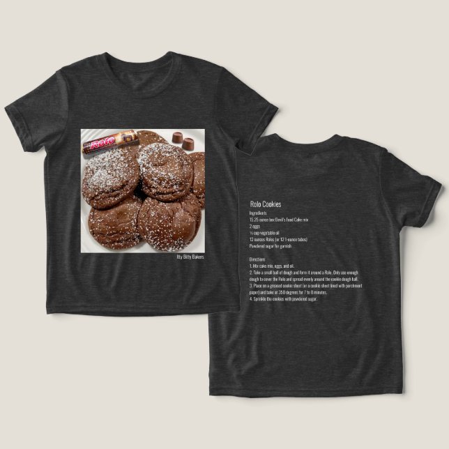 T-shirt En Tri-matière Cookies Rolo (Design Recto & Verso)