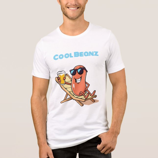 T-shirt En Tri-matière Cool Beanz Haricot cuit  (Recto)