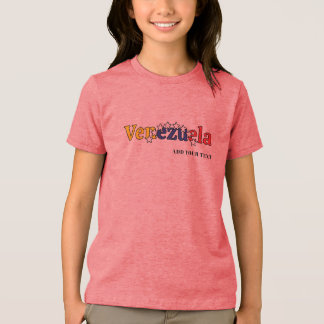 T-shirt En Tri-matière cool country flag customize kid's Venezuelan rose