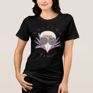 T-shirt En Tri-matière Cool Prétendre costume infirmière Monogramme perso