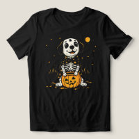 Costume squelette de chien d'Halloween mignon avec