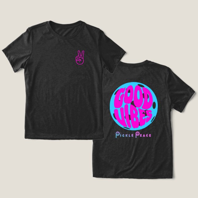 T-shirt En Tri-matière cotton candy good vibes (Design Recto & Verso)