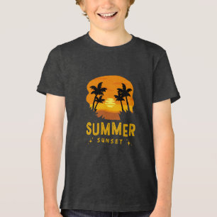 T-shirt En Tri-matière coucher de soleil