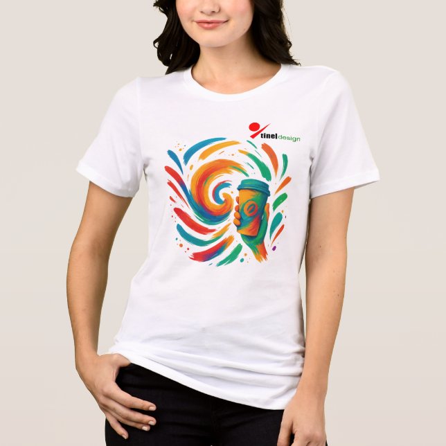 T-shirt En Tri-matière Couleur en mouvement (Recto)