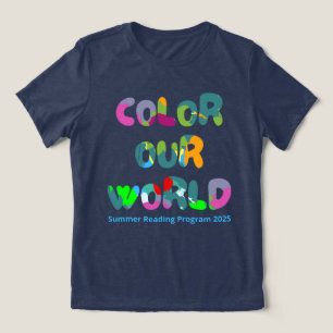T-shirt En Tri-matière Couleur Notre Monde Lecture Été 2025 Créativité