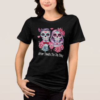 T-shirt En Tri-matière Couple crâne sucre