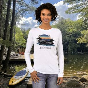 T-shirt En Tri-matière Couple de plongeons du lac Butterfield