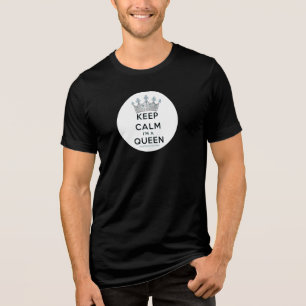T-shirt En Tri-matière Couronne argentée polie de la reine SlipperyJoe's 