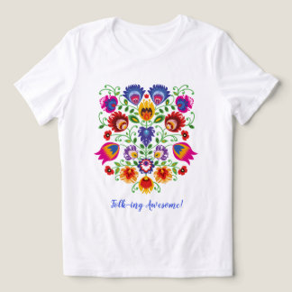 T-shirt En Tri-matière Couronne de la floraison de Łowicz